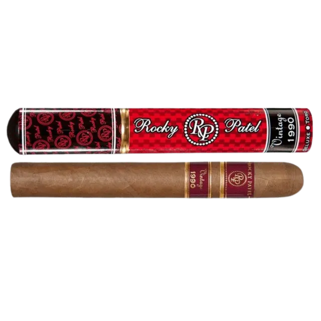 rocky-patel-vintage-1990-deluxe-toro-tube-zigarre-broadleaf image 1