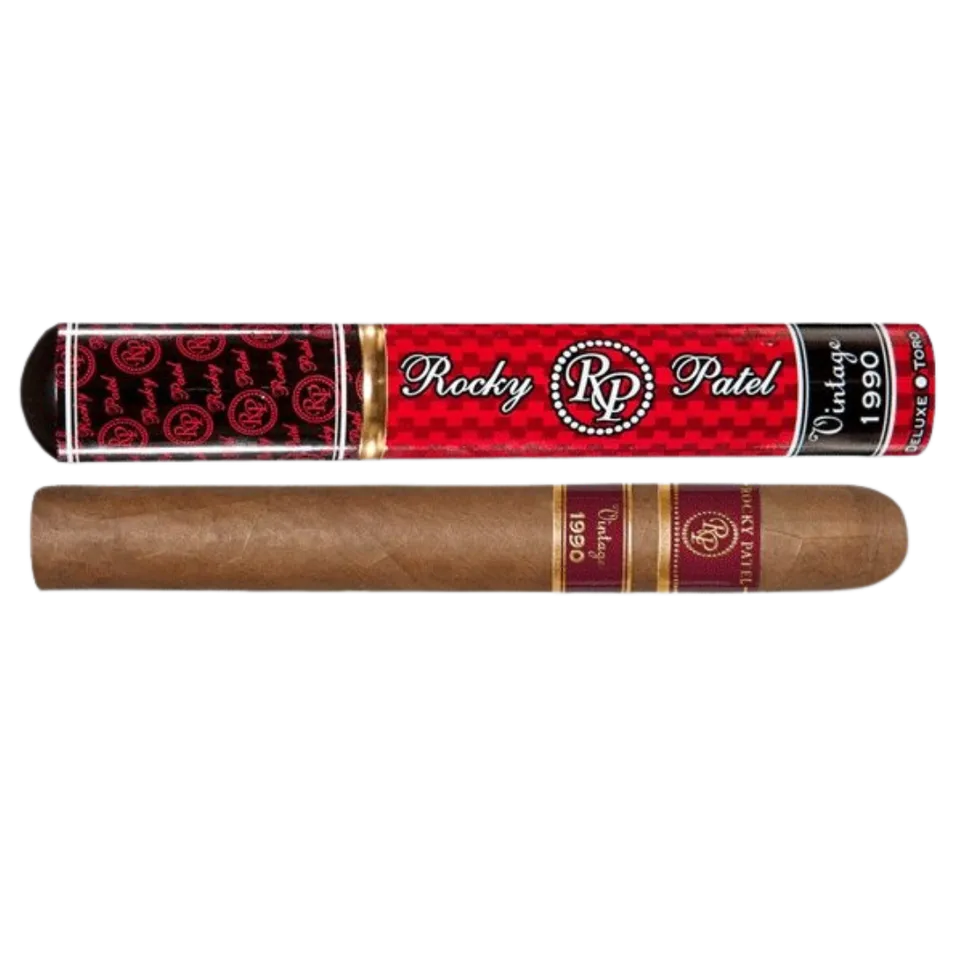 rocky-patel-vintage-1990-deluxe-toro-tube-zigarre-broadleaf image 1