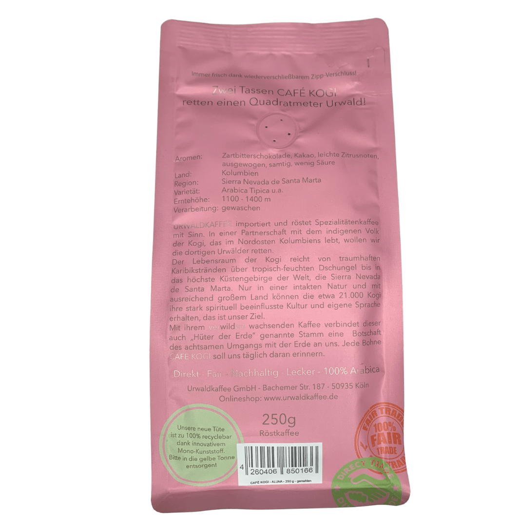 kogi-wildkaffee-kolumbien-250g-ganze-bohnen-trommelr-stung image 2