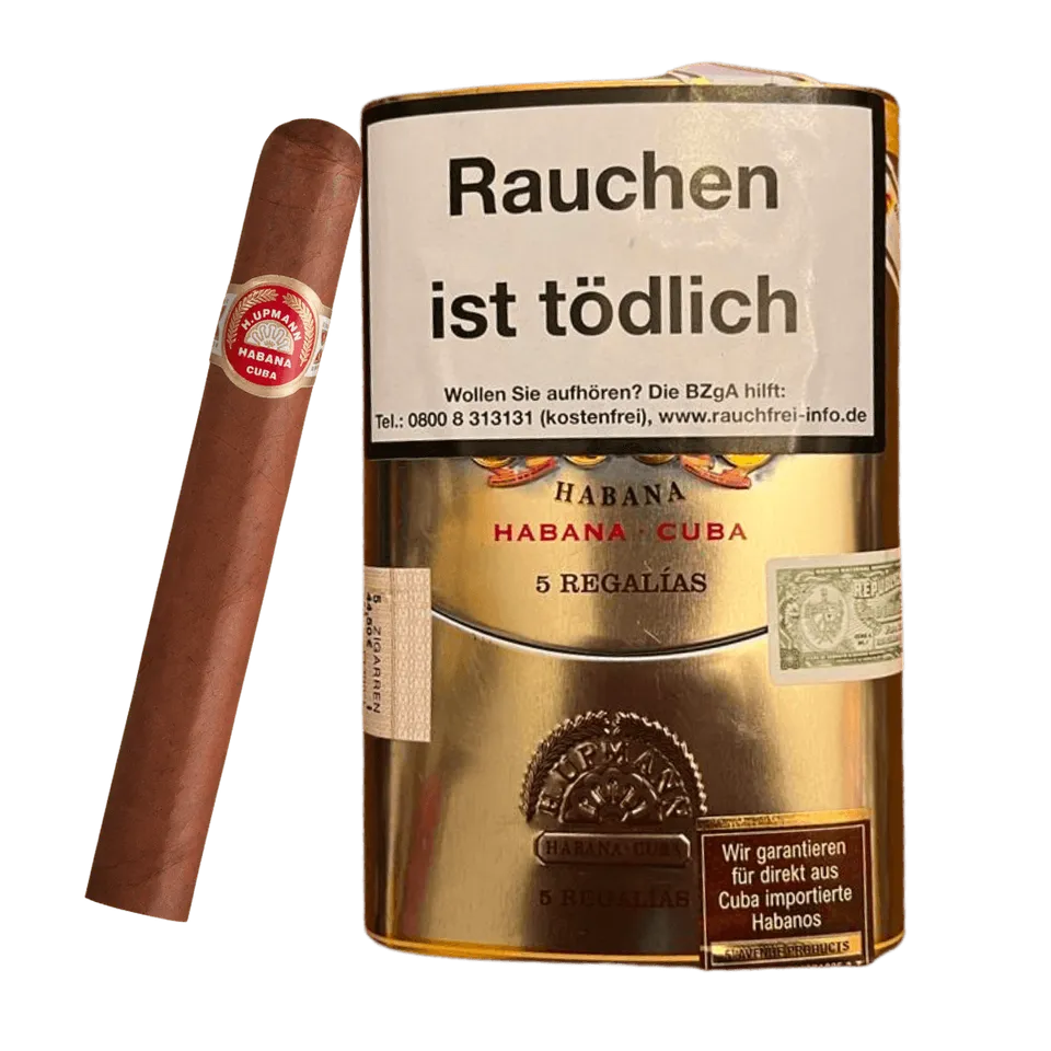 h-upmann-regalias-zigarre-blechdose-mild-mittelkr-ftig image 1