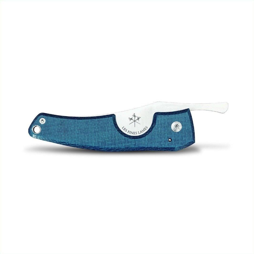 les-fines-lames-le-petit-zigarrenmesser-racing-blue-etui image 2