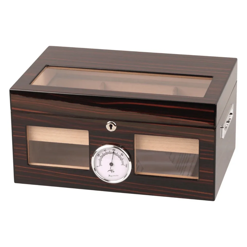 humidor-ebony-finish-f-r-100-zigarren-hygrometer image 1