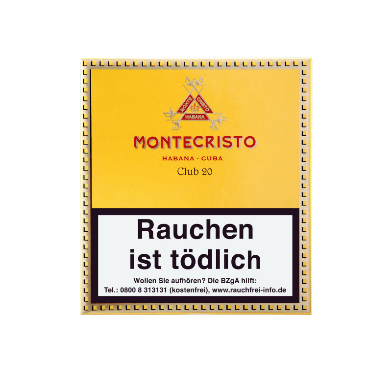 montecristo-club-20-cigarillos-packung-kuba image 1