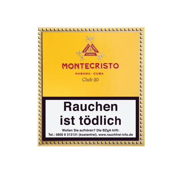 montecristo-club-20-cigarillos-packung-kuba image 1