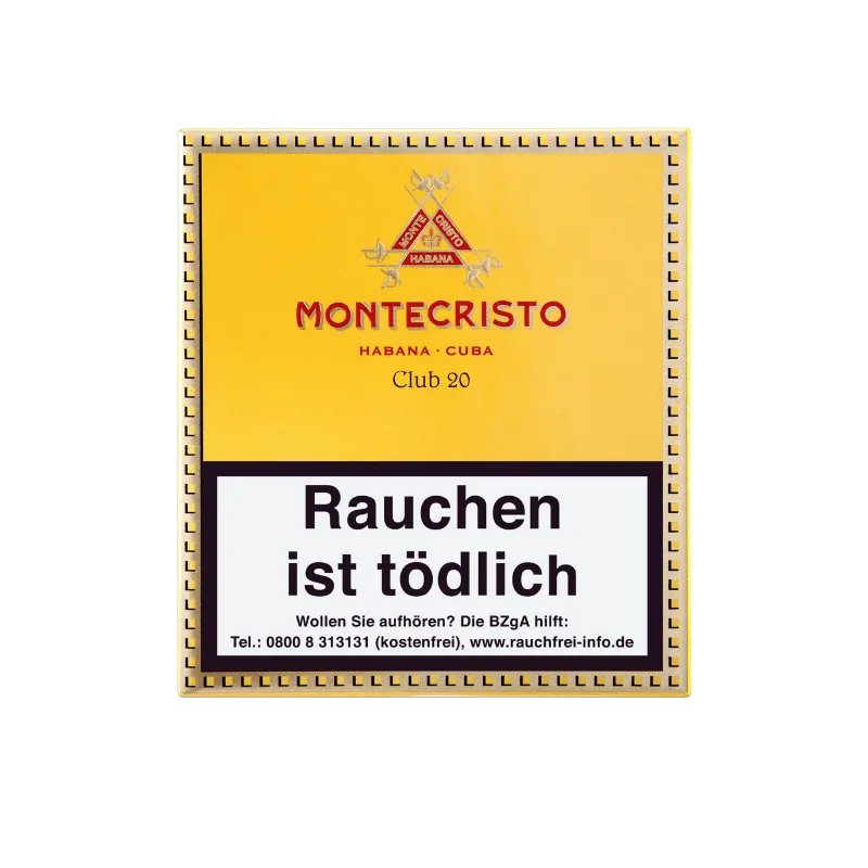montecristo-club-20-cigarillos-packung-kuba image 1