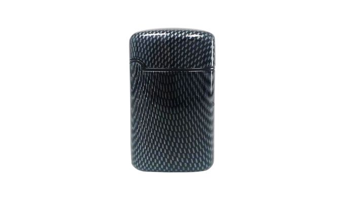 easy-torch-jetflame-feuerzeug-metall-carbonoptik-windfest image 1