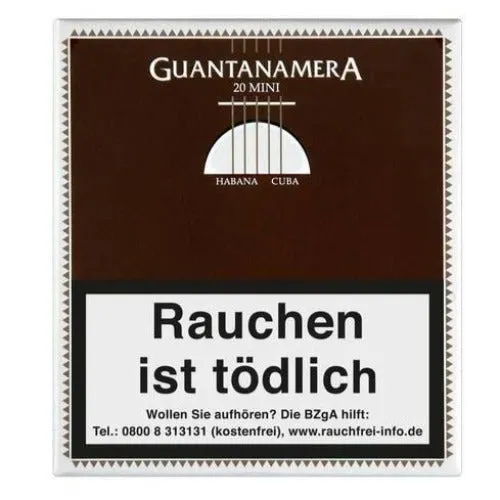 guantanamera-mini-20-cigarillos-kuba-leicht-82mm image 1