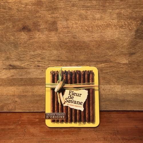 antike-zigarillodose-blech-gelb-11cm-vintage-rarit-t image 1