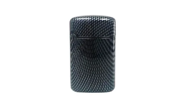 easy-torch-jetflame-feuerzeug-metall-carbonoptik-windfest image 1