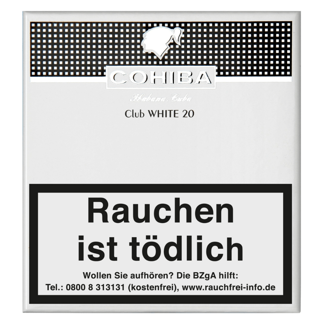 cohiba-white-club-20-cigarillos-packung-mild-kubanisch image 1