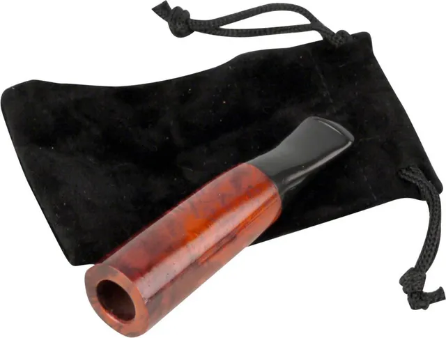 cigarillospitze-bruy-re-orange-black-acryl-11mm-mit-beutel image 1