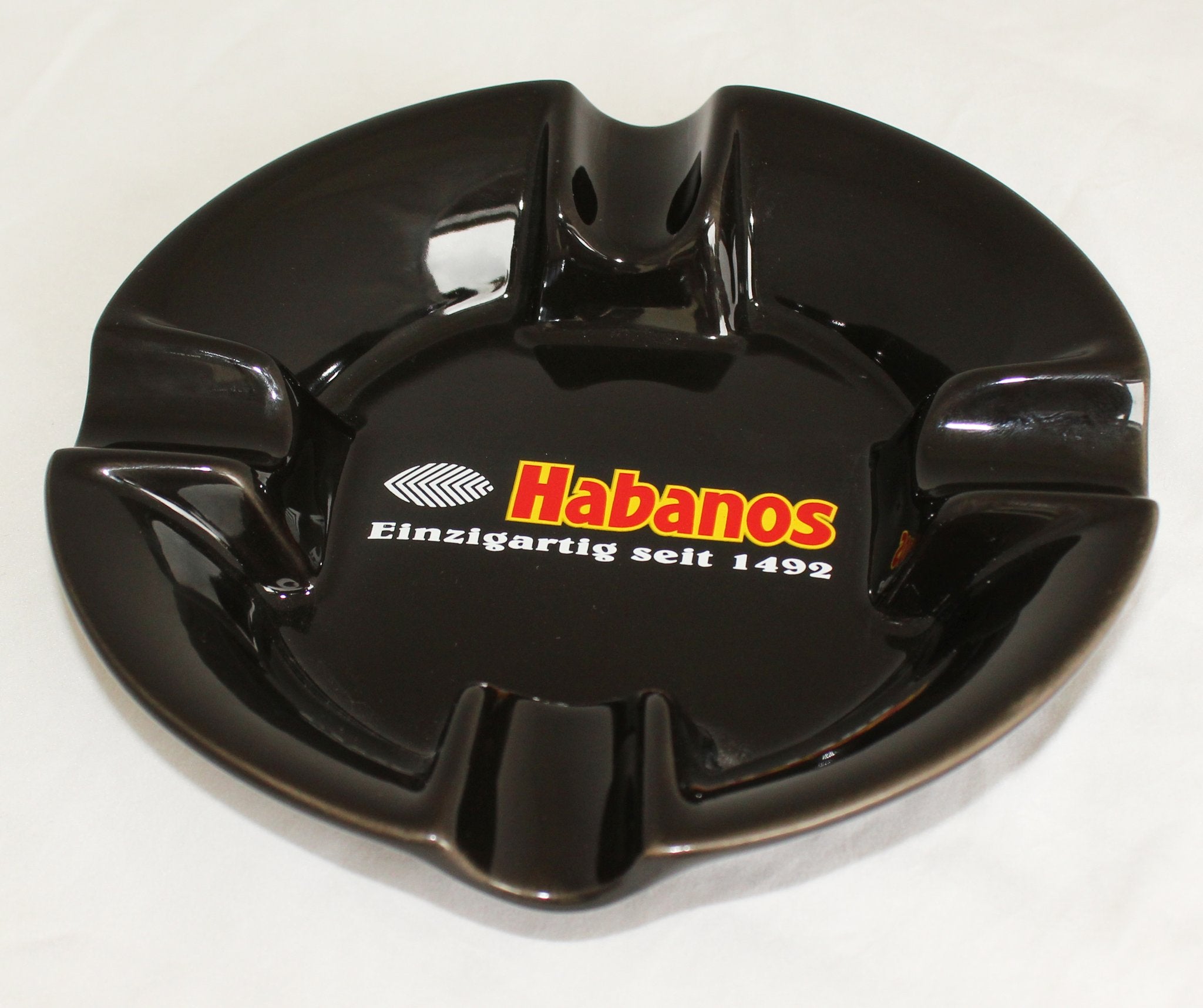 la-galana-habanos-aschenbecher-schwarz-rund-klein-zigarre image 1