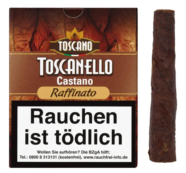 toscanello-castano-raffinato-cigarillos-5er-haselnuss image 1