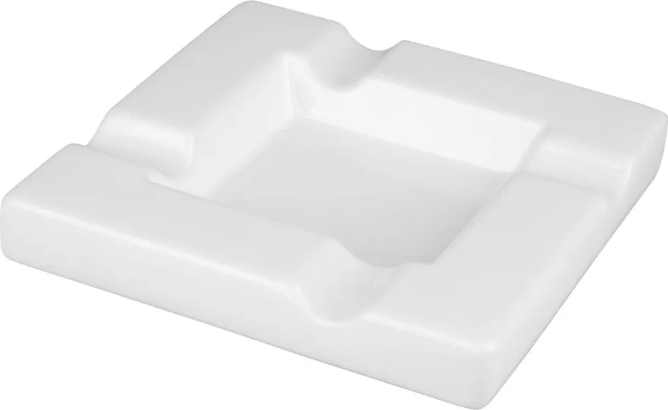 la-galana-aschenbecher-keramik-wei-gl-nzend-4-ablagen image 1