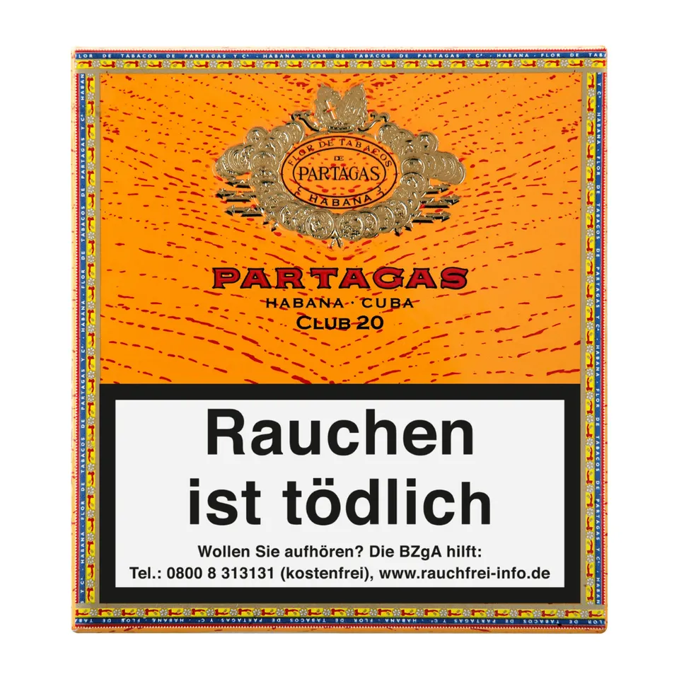 partagas-club-20-cigarillos-20er-packung-kubanisch-holz image 1