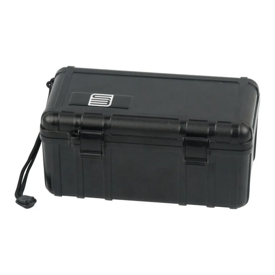 la-galana-s3-reisehumidor-acryl-schwarz-f-r-10-15-zigarren image 1