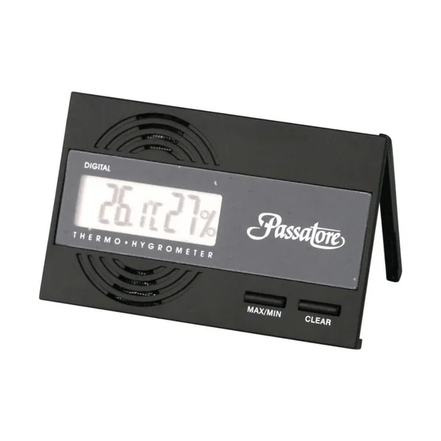 passatore-hygrometer-digital-thermo-magnet-schwarz image 1