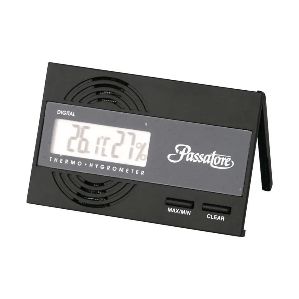 passatore-hygrometer-digital-thermo-magnet-schwarz image 1