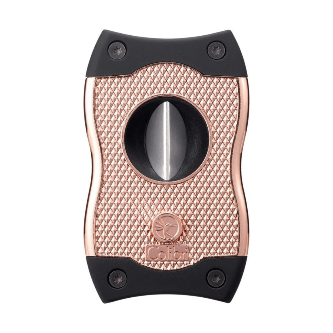 colibri-sv-cut-zigarrenabschneider-rosegold-schwarz-v-schnitt image 5