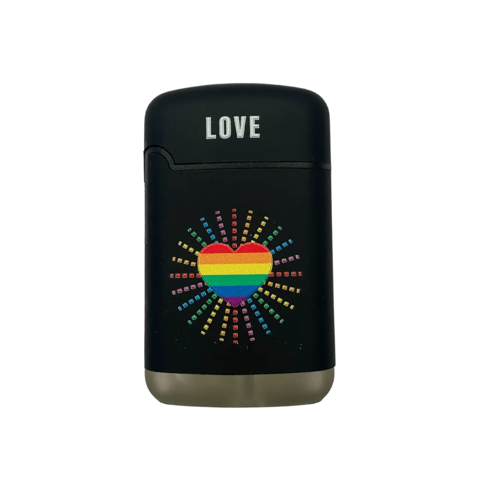 pride-zigarrenfeuerzeug-jetflame-einflammig-muster-love image 1