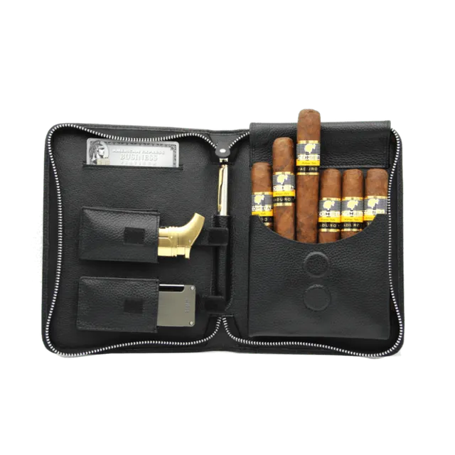 adorini-zigarrenetui-echtleder-schwarz-5-7-churchill image 1