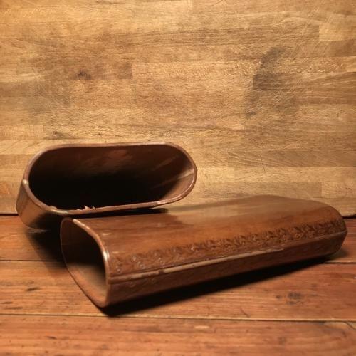 la-galana-cases-antikes-zigarrenetui-blattgold-besch-digt image 2