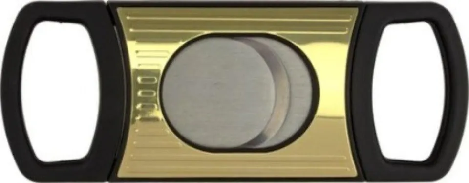 la-galana-zigarren-abschneider-gold-schwarz-doppelschnitt image 1