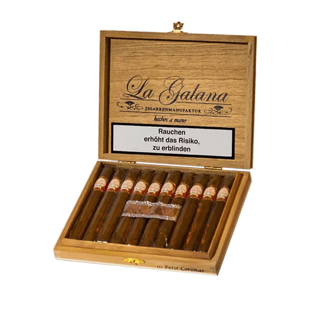 la-galana-petit-corona-zigarren-10er-kiste-cremig image 1