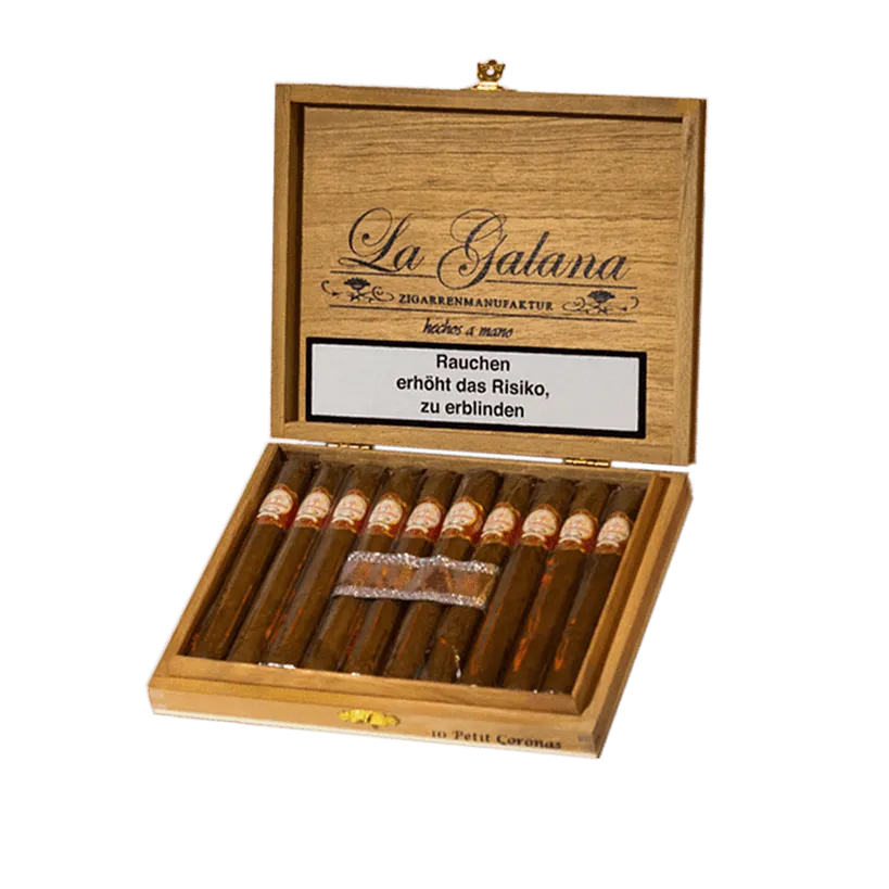 la-galana-petit-corona-zigarren-10er-kiste-cremig image 1