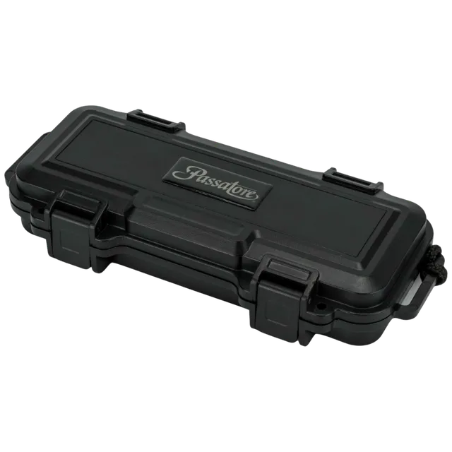 passatore-cigar-case-acryl-schwarz-etui-f-r-4-5-zigarren image 1