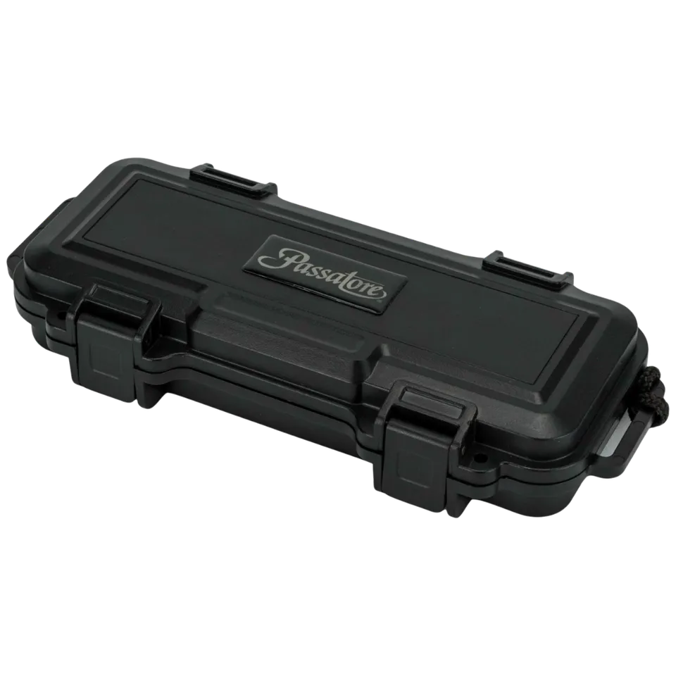 passatore-cigar-case-acryl-schwarz-etui-f-r-4-5-zigarren image 1