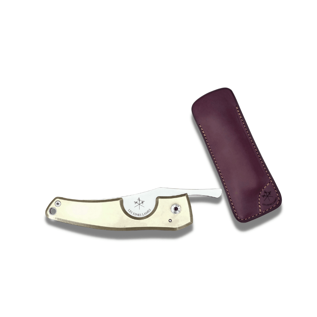 les-fines-lames-zigarrenmesser-messing-etui-burgunder image 1
