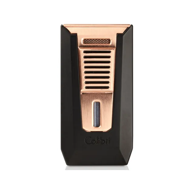 colibri-slide-ii-zigarrenfeuerzeug-schwarz-matt-rosegold image 1