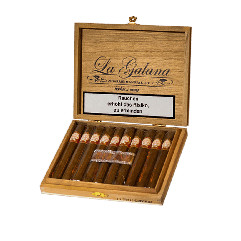 la-galana-petit-corona-zigarren-10er-kiste-cremig image 1