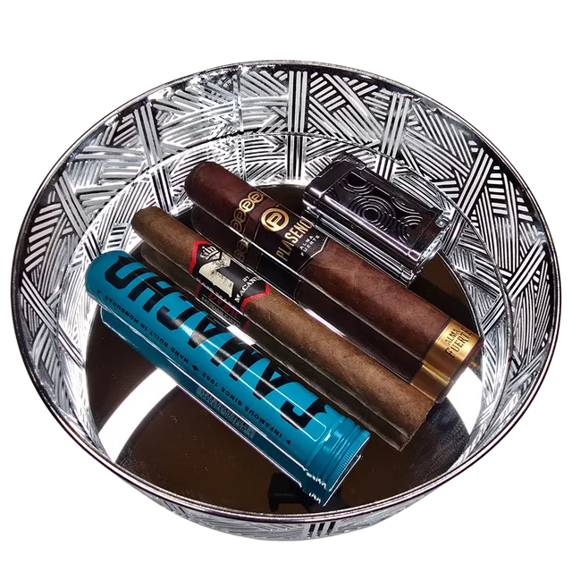 la-galana-geschenkset-ii-zigarren-set-tablett-mit-feuerzeug image 1